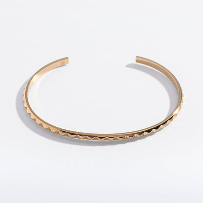 Pyramid Spike Cuff Bracelet - Starry Skies Austin