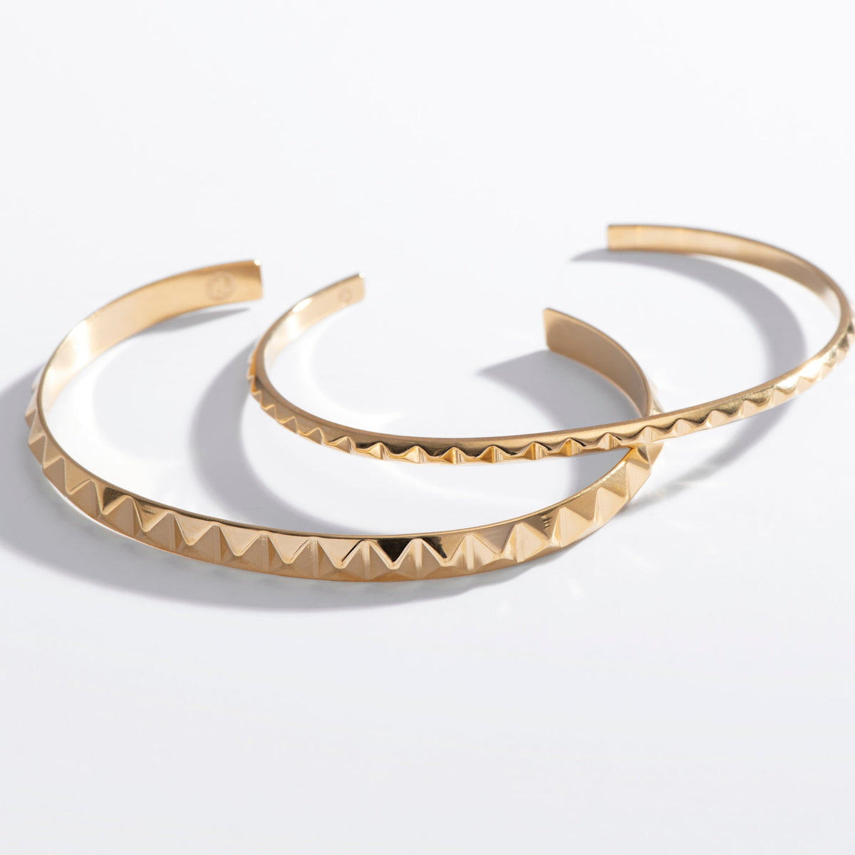 Pyramid Spike Cuff Bracelet - Starry Skies Austin