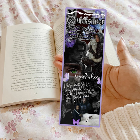 Quicksilver Inspired Collage Bookmark - Starry Skies Austin