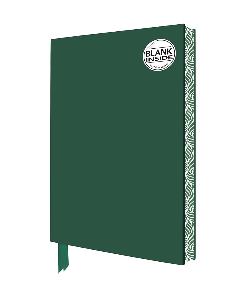 Racing Green Blank Artisan Notebook (Flame Tree Journals) (Blank Artisan Notebooks) by Flame Tree Studio - Starry Skies Austin