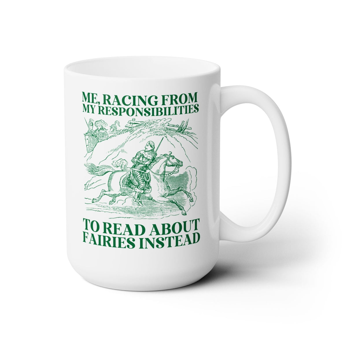Racing to Read About Fairies Coffee Mug - Starry Skies Austin