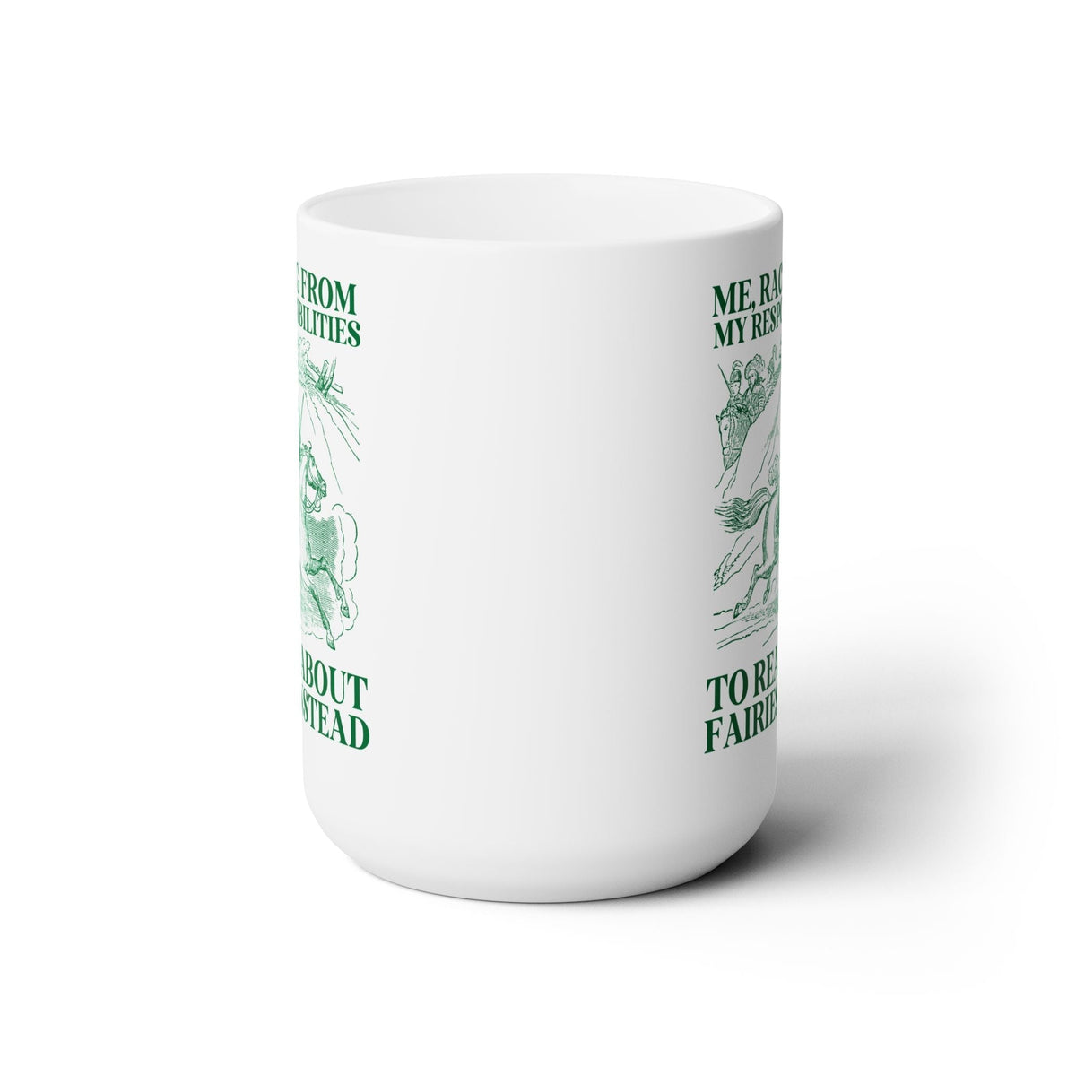 Racing to Read About Fairies Coffee Mug - Starry Skies Austin