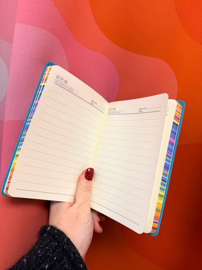 Rainbow Sprayed Edges Notebooks - Starry Skies Austin