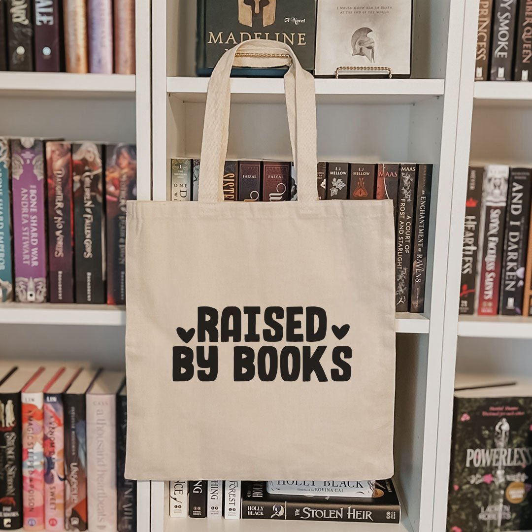 Raised By Books Canvas Tote Bag - Starry Skies Austin