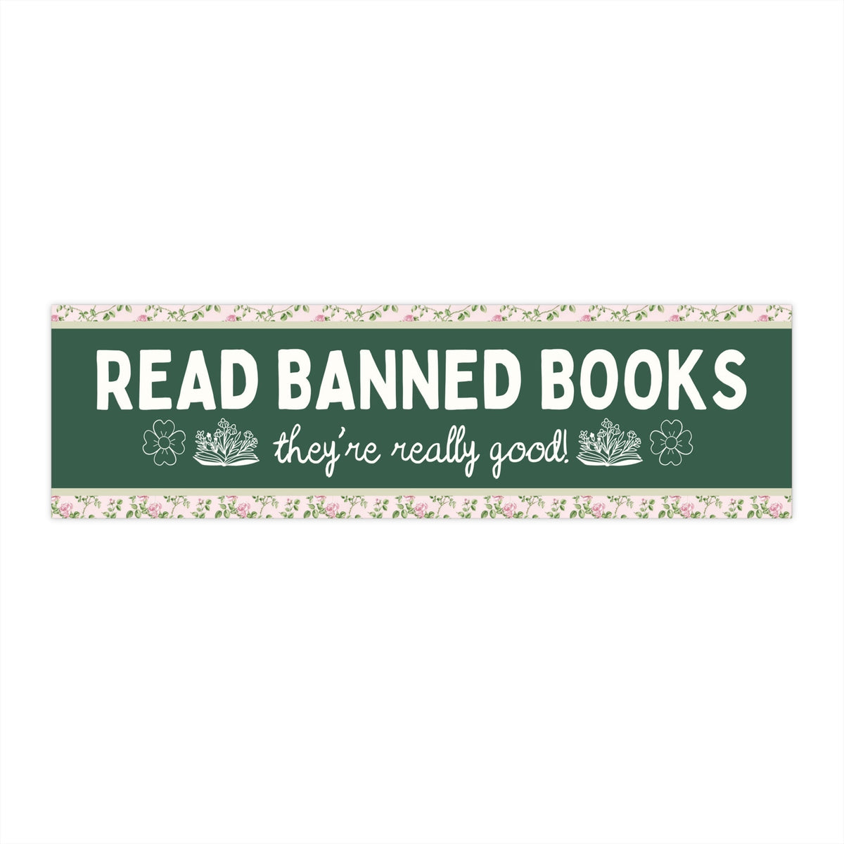 Read Banned Books Bumper Sticker - Starry Skies Austin