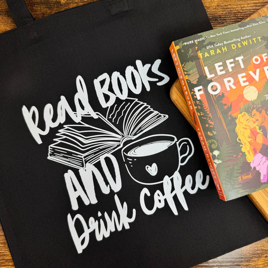 Read Books And Drink Coffee Canvas Tote Bag - Starry Skies Austin