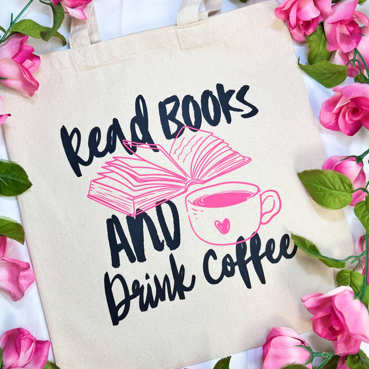 Read Books And Drink Coffee Canvas Tote Bag - Starry Skies Austin