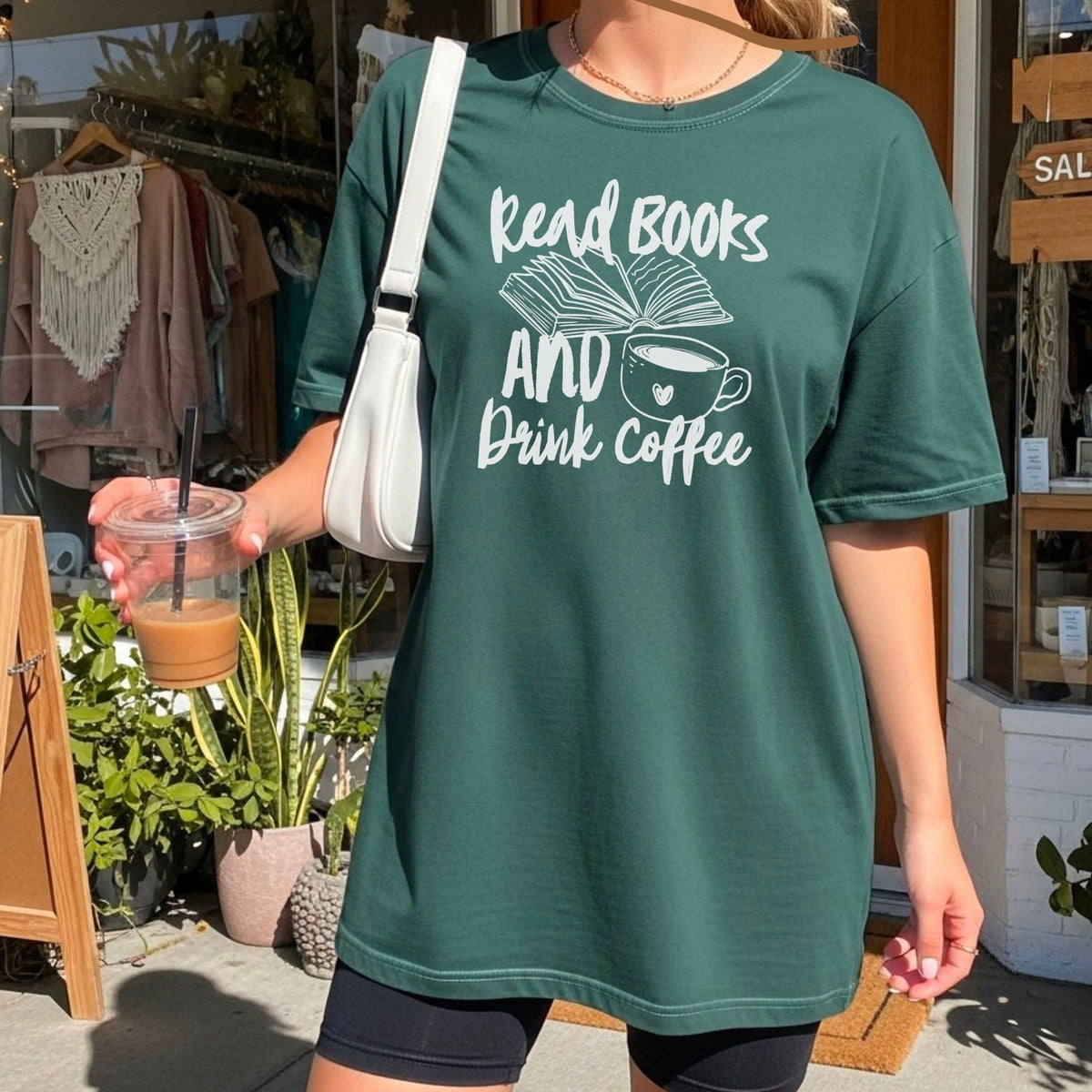 Read Books And Drink Coffee Heavyweight Comfort Colors Shirt - Starry Skies Austin