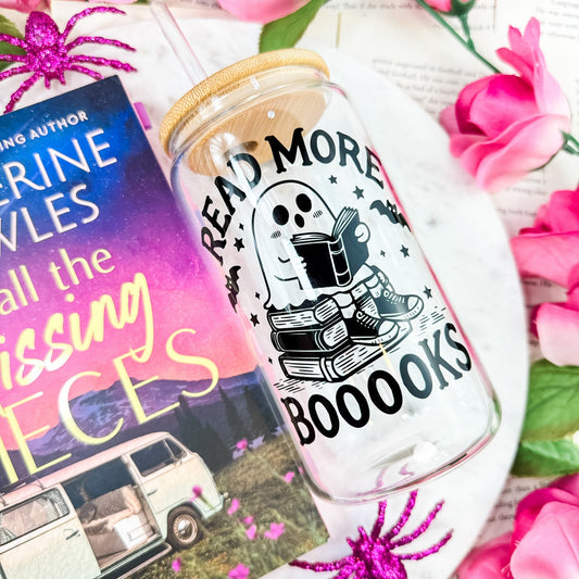 Read More Booooks Clear Glass Cup - Starry Skies Austin