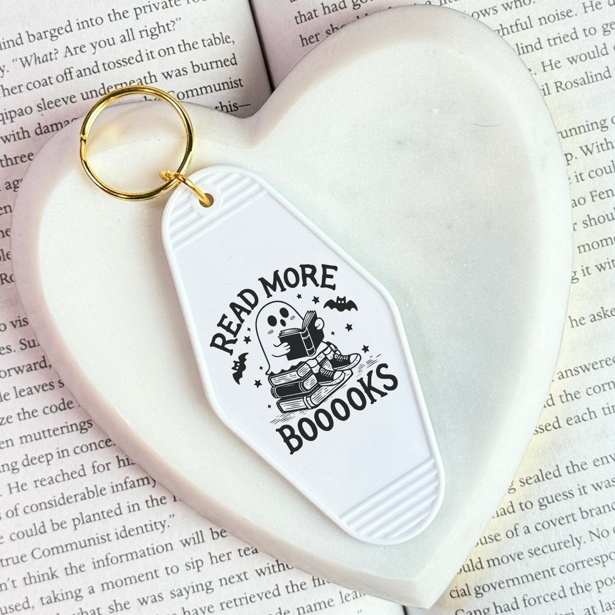 Read More Boooooks Motel Keychain - Starry Skies Austin