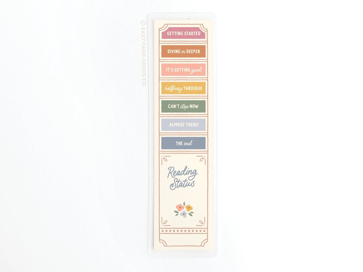 Reading Status Laminated Bookmark - Starry Skies Austin