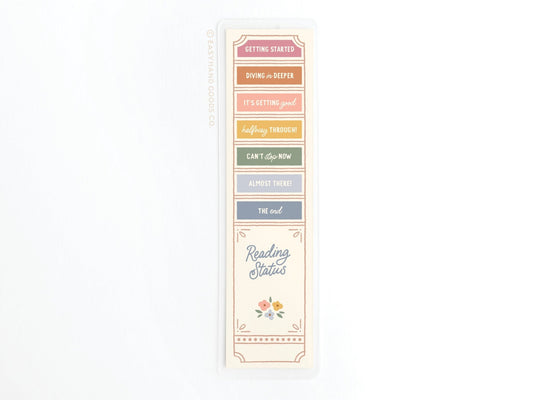 Reading Status Laminated Bookmark - Starry Skies Austin