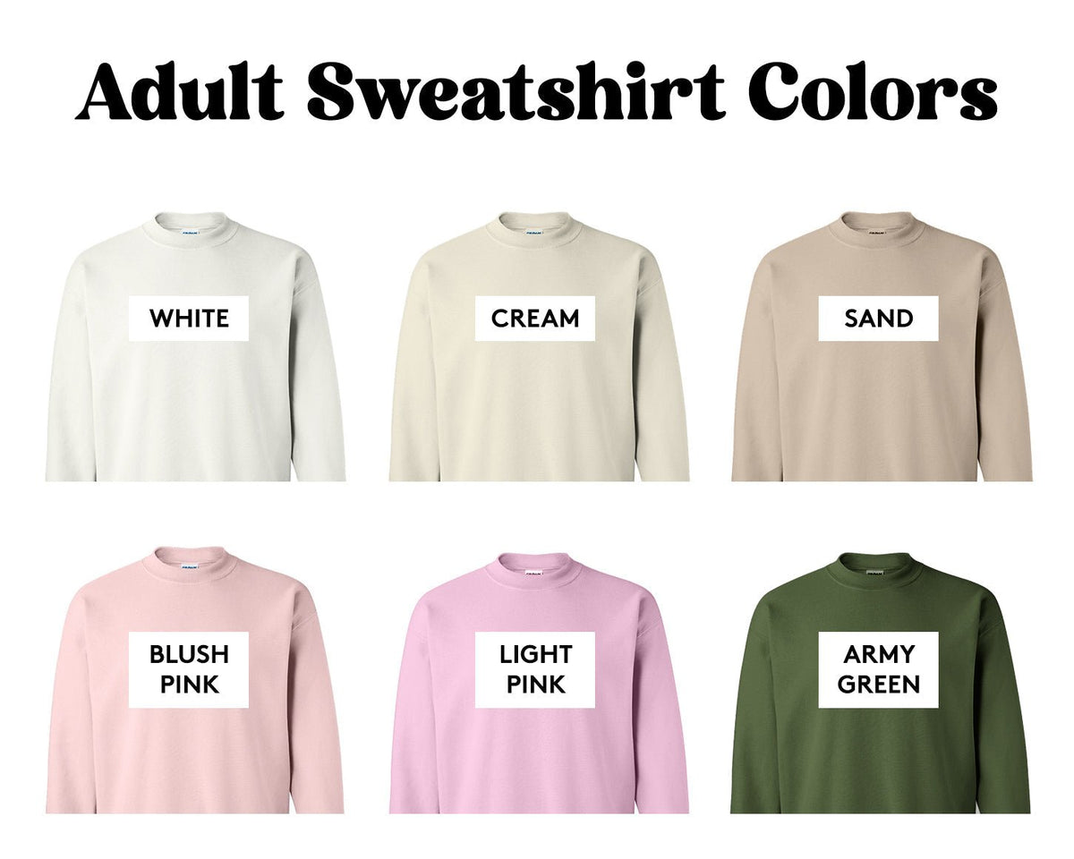 Retro Santa Embroidered Christmas Sweatshirts - Starry Skies Austin