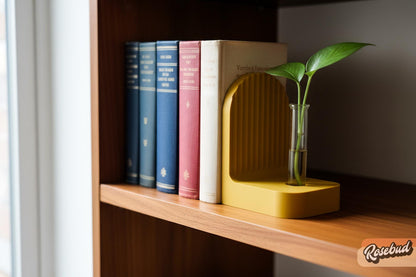 Ribbed Modern Bookend, Book Lover Gift, Bookshelf Decor, Book Club Gifts, Bookish Library Decor, Bookworm, Reading Challenge, Book Nook - Starry Skies Austin