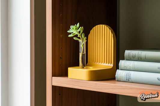 Ribbed Modern Bookend, Book Lover Gift, Bookshelf Decor, Book Club Gifts, Bookish Library Decor, Bookworm, Reading Challenge, Book Nook - Starry Skies Austin