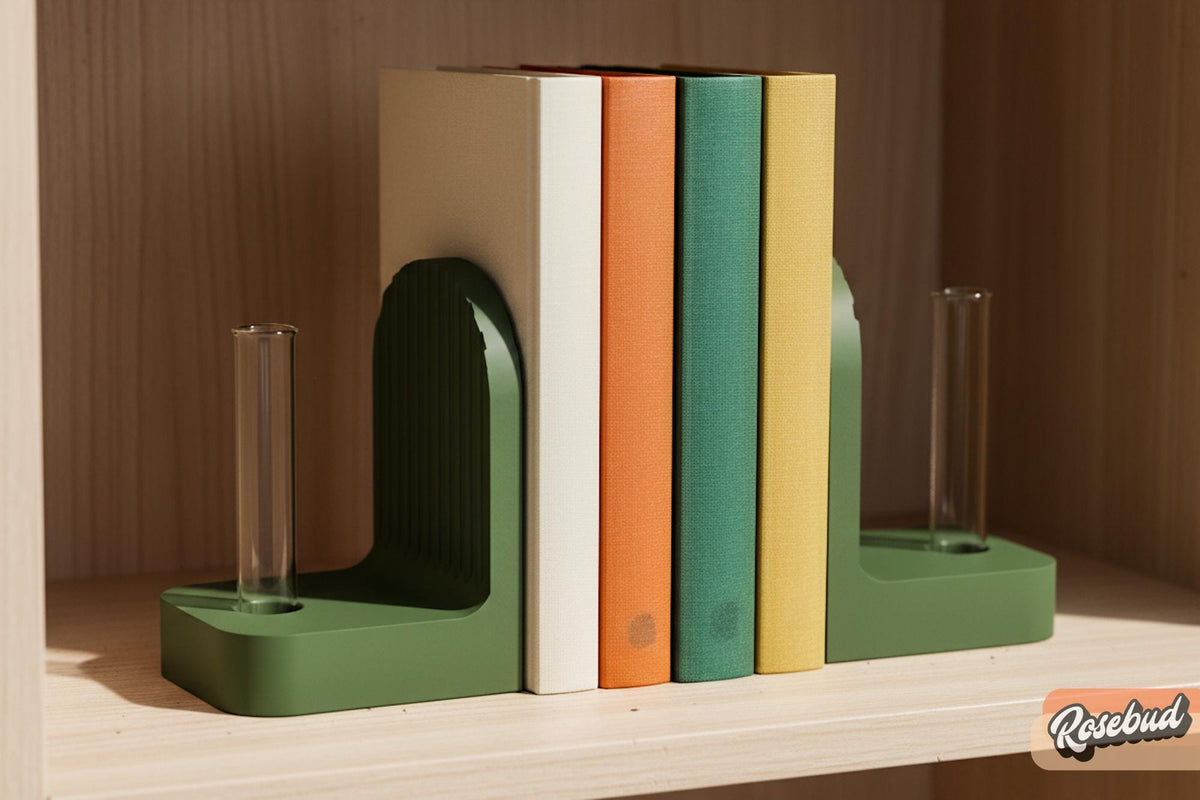 Ribbed Modern Bookend, Book Lover Gift, Bookshelf Decor, Book Club Gifts, Bookish Library Decor, Bookworm, Reading Challenge, Book Nook - Starry Skies Austin