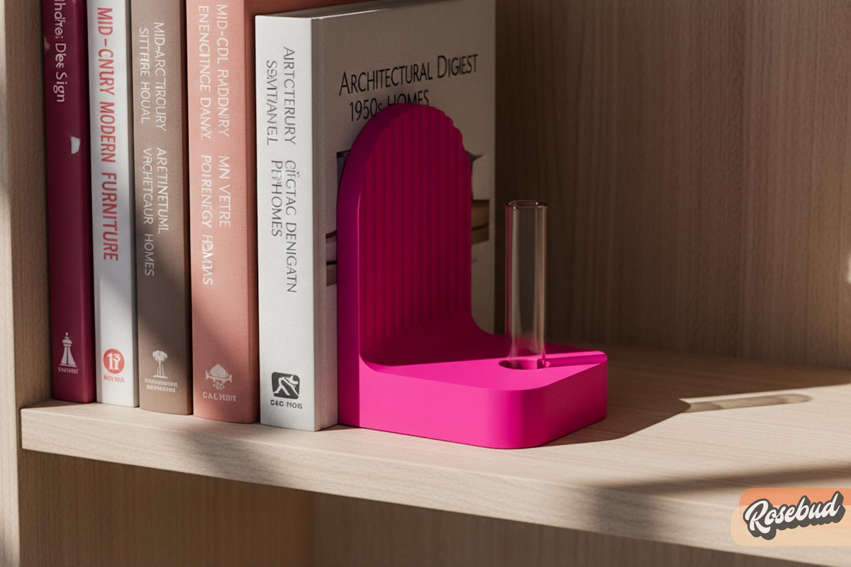 Ribbed Modern Bookend, Book Lover Gift, Bookshelf Decor, Book Club Gifts, Bookish Library Decor, Bookworm, Reading Challenge, Book Nook - Starry Skies Austin