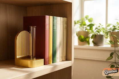 Ribbed Modern Bookend, Book Lover Gift, Bookshelf Decor, Book Club Gifts, Bookish Library Decor, Bookworm, Reading Challenge, Book Nook - Starry Skies Austin