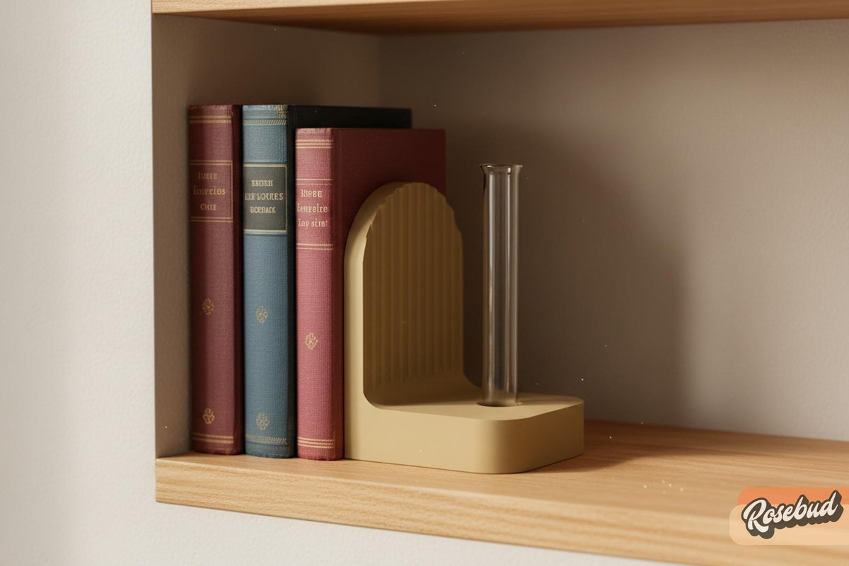Ribbed Modern Bookend, Book Lover Gift, Bookshelf Decor, Book Club Gifts, Bookish Library Decor, Bookworm, Reading Challenge, Book Nook - Starry Skies Austin