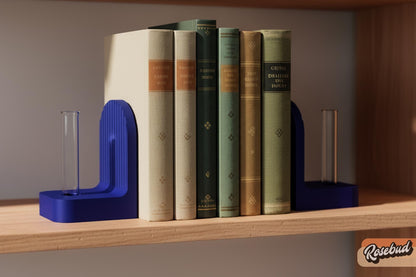 Ribbed Modern Bookend, Book Lover Gift, Bookshelf Decor, Book Club Gifts, Bookish Library Decor, Bookworm, Reading Challenge, Book Nook - Starry Skies Austin