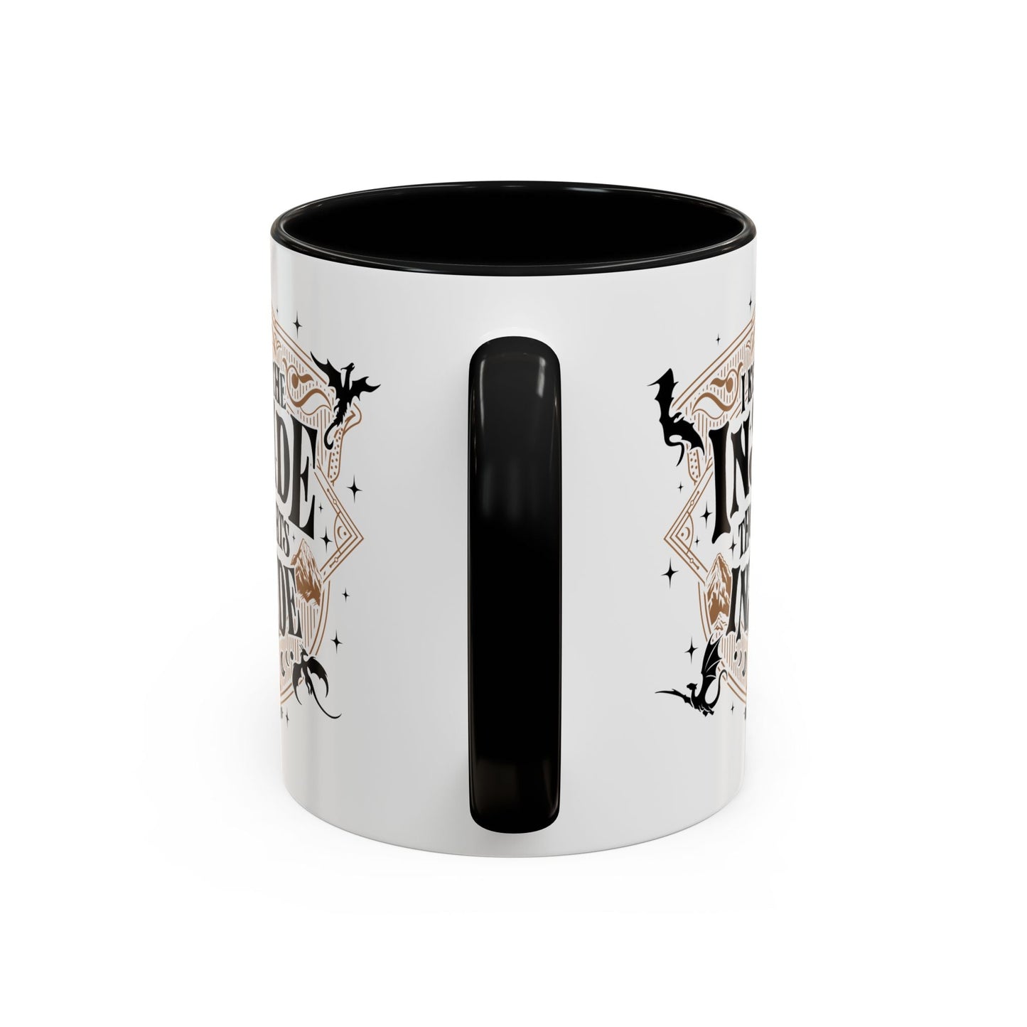 Ridoc Gamlyn I Kept the Inside Thoughts Inside Fourth Wing Mug - Starry Skies Austin