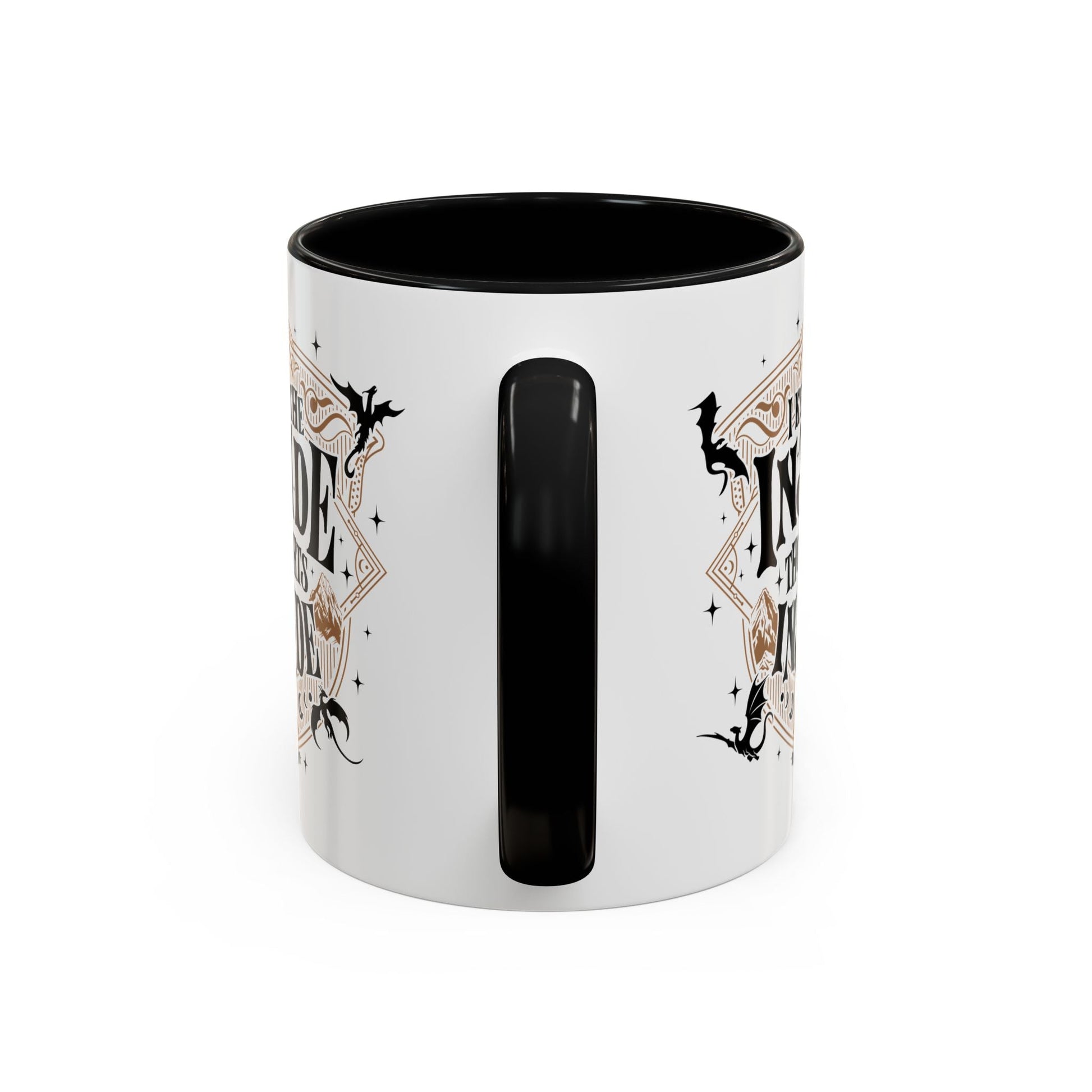Ridoc Gamlyn I Kept the Inside Thoughts Inside Fourth Wing Mug - Starry Skies Austin