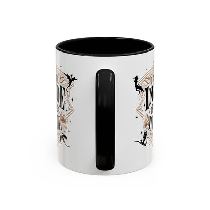 Ridoc Gamlyn I Kept the Inside Thoughts Inside Fourth Wing Mug - Starry Skies Austin