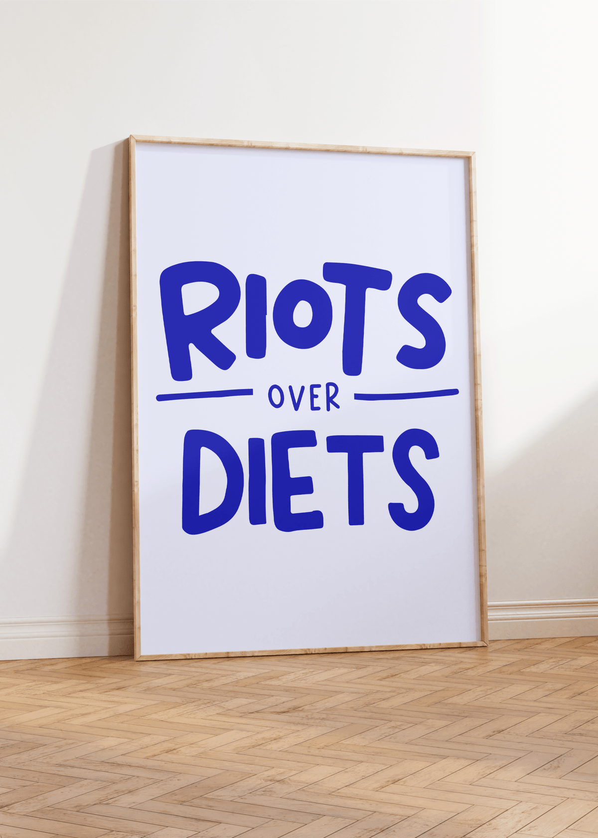 Riots Over Diets Unframed Art Print - Starry Skies Austin