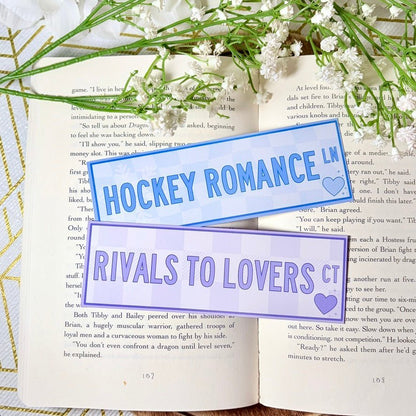 Rivals to Lovers/Hockey Romance Dual-Sided Matte Cardstock Bookmark - Starry Skies Austin