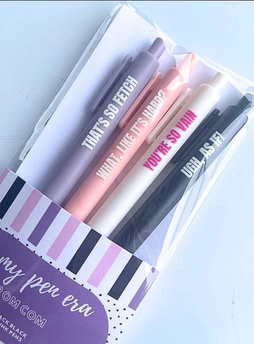 Rom Com Inspired Gel Ink Pen Set - Starry Skies Austin