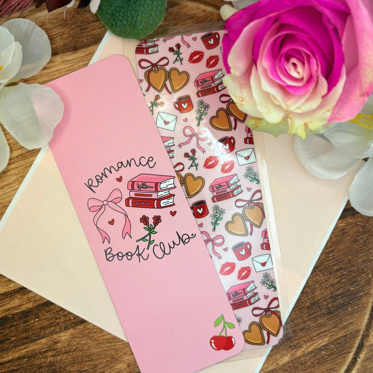 Romance Book Club Dual-Sided Cardstock Bookmark - Starry Skies Austin