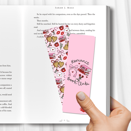 Romance Book Club Dual-Sided Cardstock Bookmark - Starry Skies Austin
