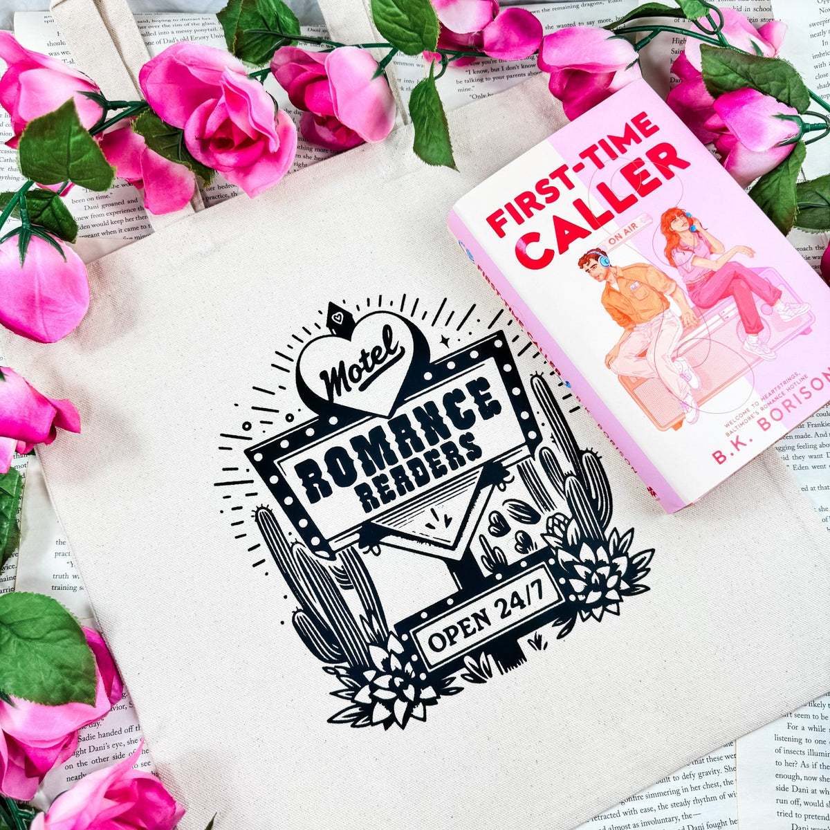 Romance Readers Motel Canvas Tote Bag - Starry Skies Austin