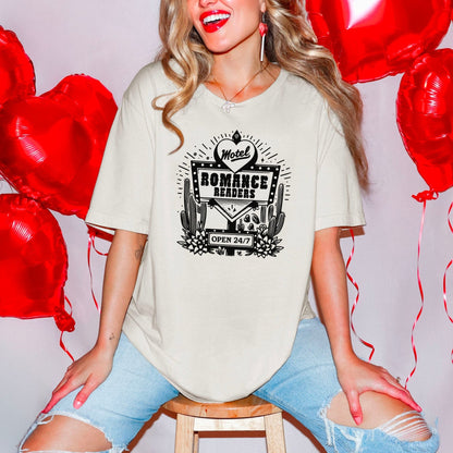 Romance Readers Motel Gildan Softstyle Shirt - Starry Skies Austin