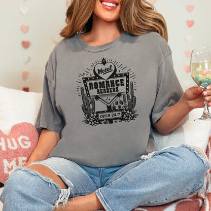 Romance Readers Motel Heavyweight Comfort Colors Shirt - Starry Skies Austin