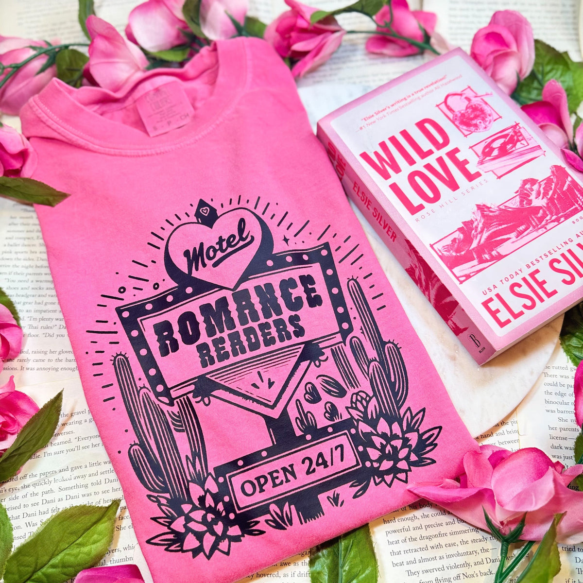 Romance Readers Motel Heavyweight Comfort Colors Shirt - Starry Skies Austin