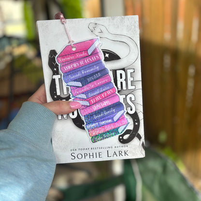 Romance Tropes Cardstock Bookmark - Starry Skies Austin