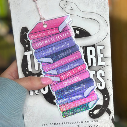 Romance Tropes Cardstock Bookmark - Starry Skies Austin