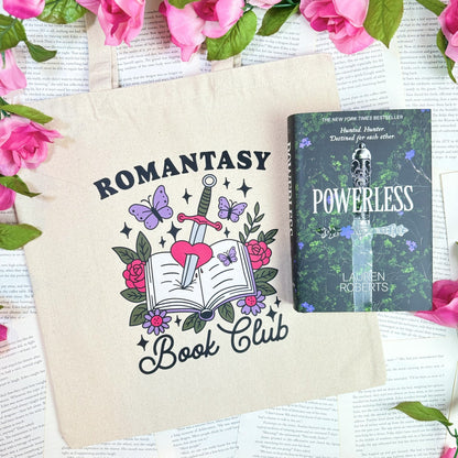Romantasy Book Club Canvas Tote Bag - Starry Skies Austin