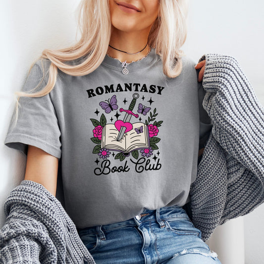 Romantasy Book Club Comfort Colors Shirt - Starry Skies Austin