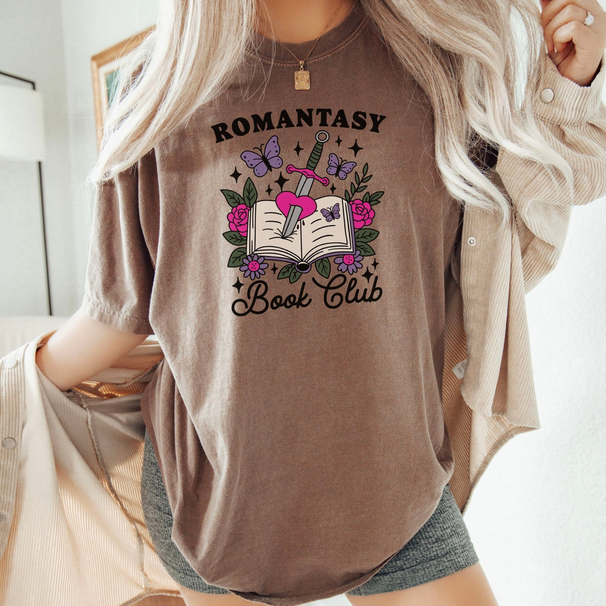 Romantasy Book Club Comfort Colors Shirt - Starry Skies Austin