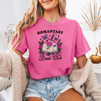 Romantasy Book Club Comfort Colors Shirt - Starry Skies Austin