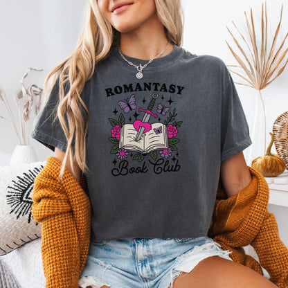 Romantasy Book Club Comfort Colors Shirt - Starry Skies Austin
