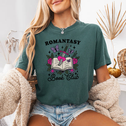 Romantasy Book Club Comfort Colors Shirt - Starry Skies Austin