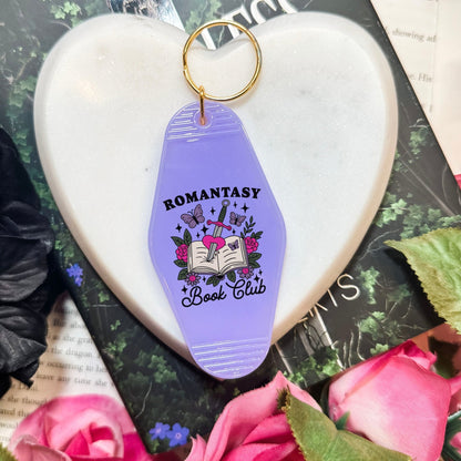 Romantasy Book Club Motel Keychain - Starry Skies Austin