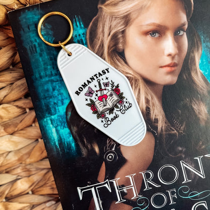 Romantasy Book Club Motel Keychain - Starry Skies Austin