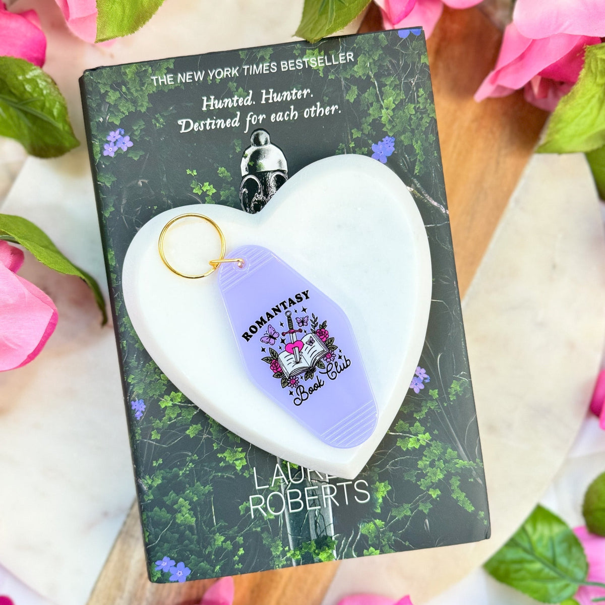 Romantasy Book Club Motel Keychain - Starry Skies Austin