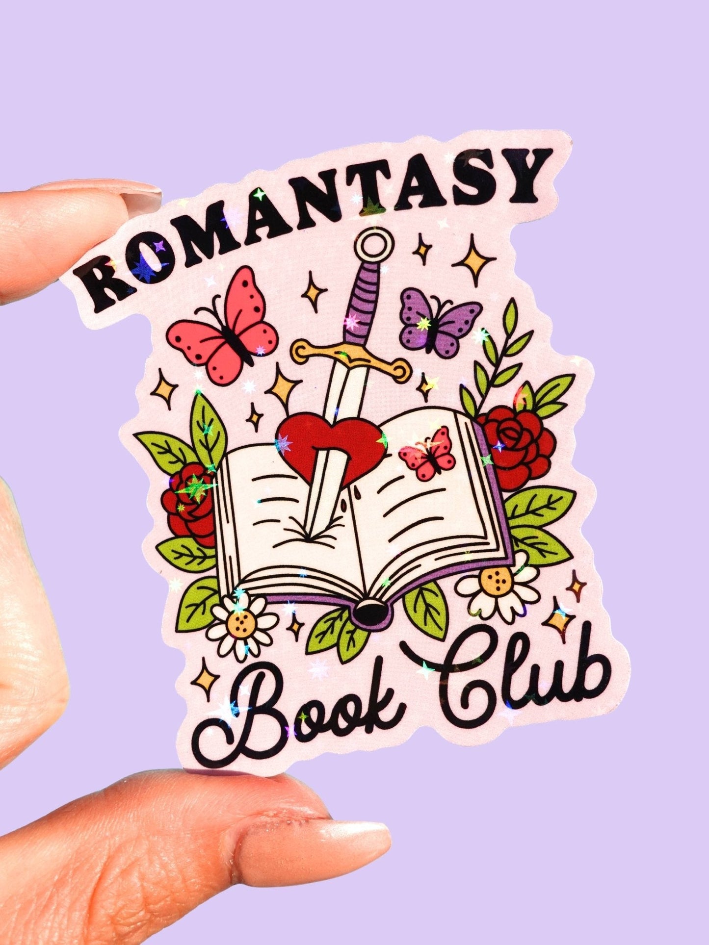 Romantasy Book Club Sticker - Starry Skies Austin