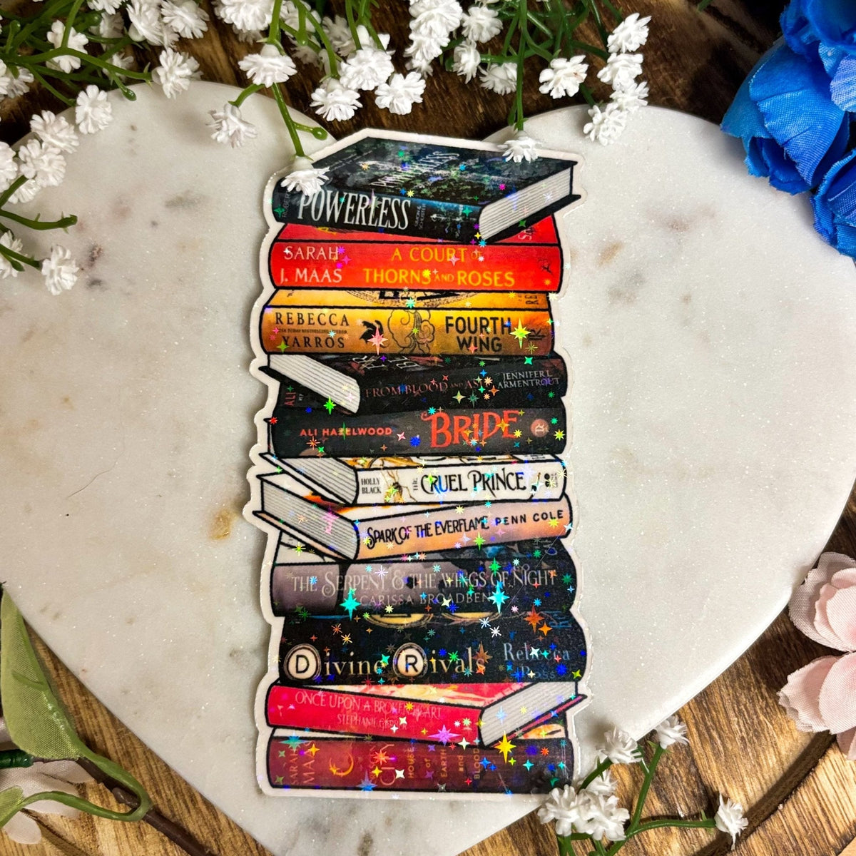 Romantasy Books Cardstock Bookmark - BookTok Favorites - Starry Skies Austin