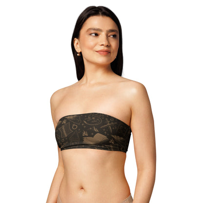 Romantasy Reader Bandeau Bikini Top - Starry Skies Austin
